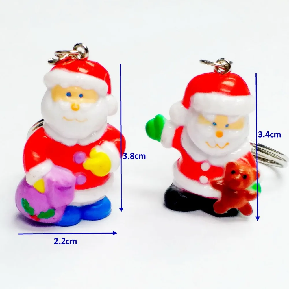6stk Santa Claus Merry Chrismas X ' mas Blyant Top Cup Kage Udsmykning Topper Automater Part Favoriserer Gave Nyhed Pinata Taske Filler 2