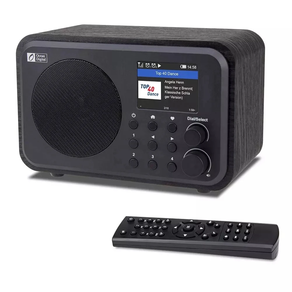 Trådløst Internet Radioer WR-336N Bærbar Digital Radio med Genopladeligt Batteri, Bluetooth-Modtager 4