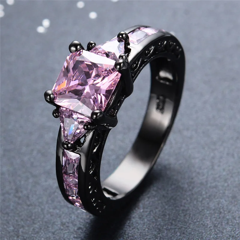 14K Multi-tone Safir Diamant Ring Anillos De Bizuteria Bague Etoile Obsidian Diamante diamant jade Ring Rock for Mænd 3