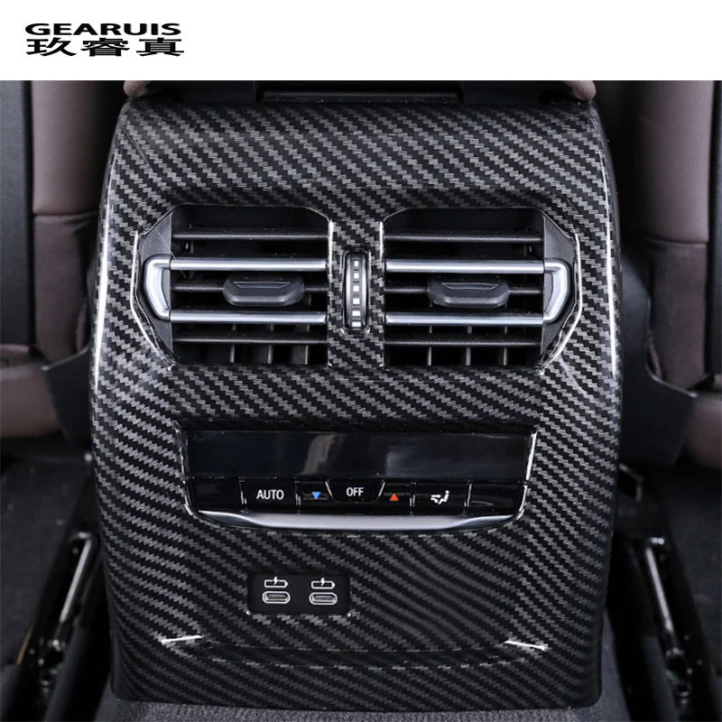 Carbon Fiber Til BMW 3-Serie G20 G28 Interiør, rat Knappen ramme luftudtag panel Dækker Trim Klistermærker Auto Tilbehør 1