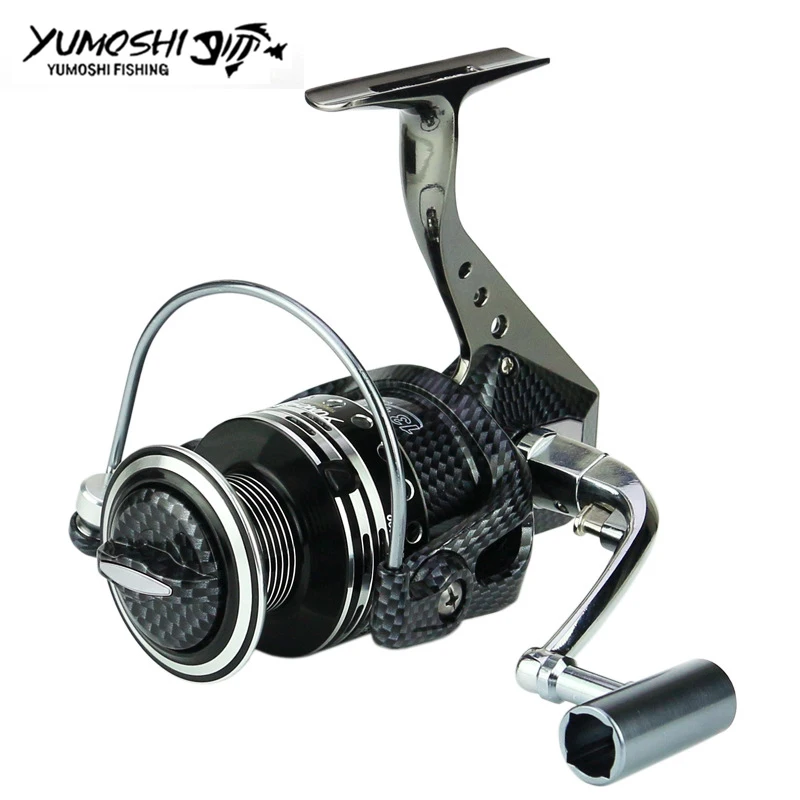 Yumoshi Mærke High-End Full Metal fiskehjul BA1000 - 7000-Serien 14BB Super Aluminium Krop Fiskeri Lokke Hjulet Spinding Hjul 2