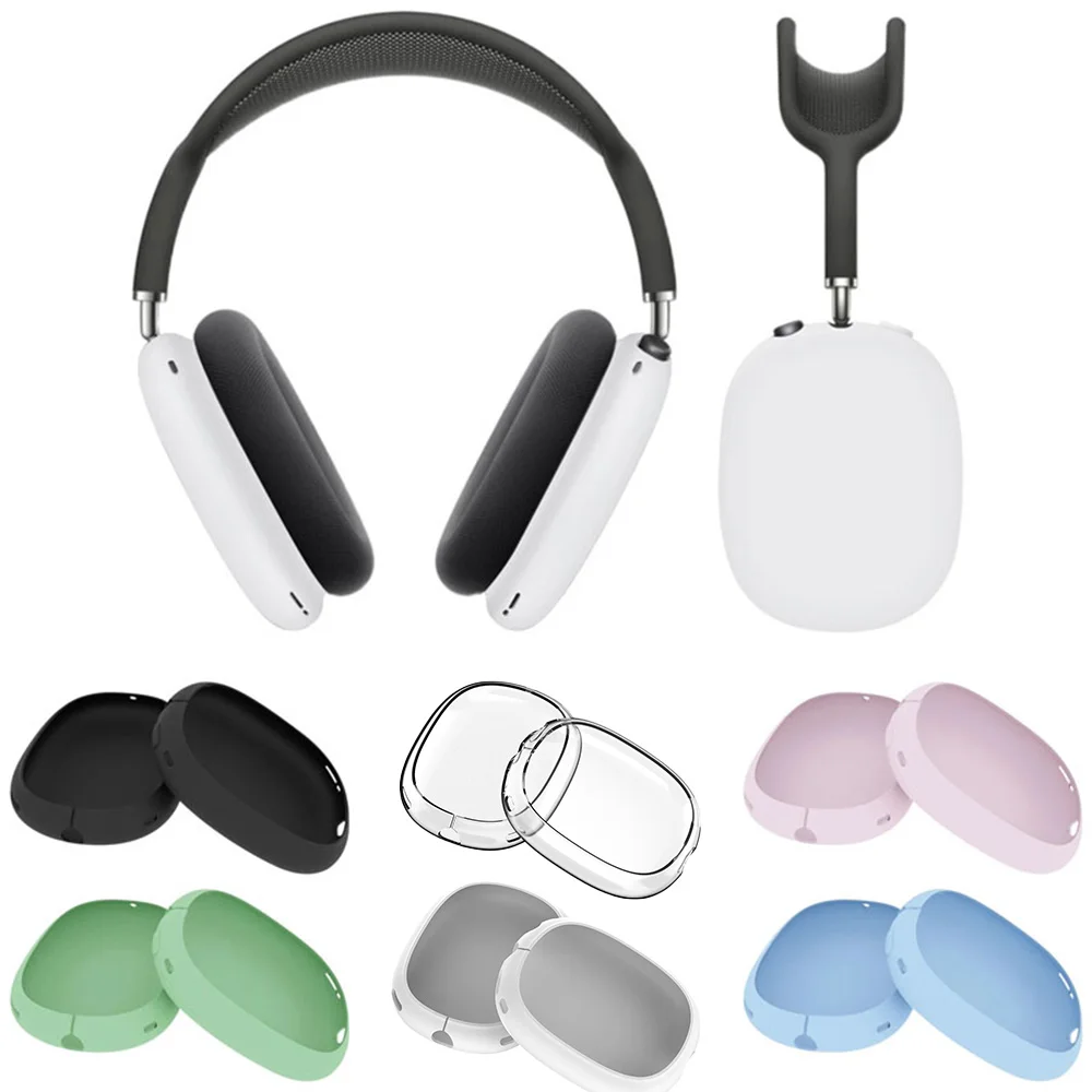 2stk/par Ear-pads for Airpods Antal Trådløse Bluetooth hovedtelefoner silikone ear caps øretelefon sag ørepuder øreoliven for AirpodsMax 1