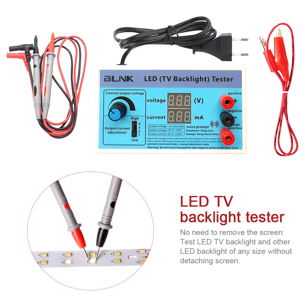 Bærbare Opdage LED-TV ' ets Baggrundsbelysning Tester Lampe Perle Digitalt LCD-Display Mp Hjem Strips Lys Reparation Høj Lysstyrke 1