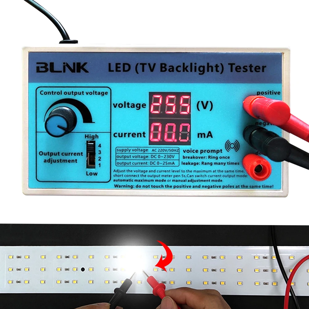 Bærbare Opdage LED-TV ' ets Baggrundsbelysning Tester Lampe Perle Digitalt LCD-Display Mp Hjem Strips Lys Reparation Høj Lysstyrke 4