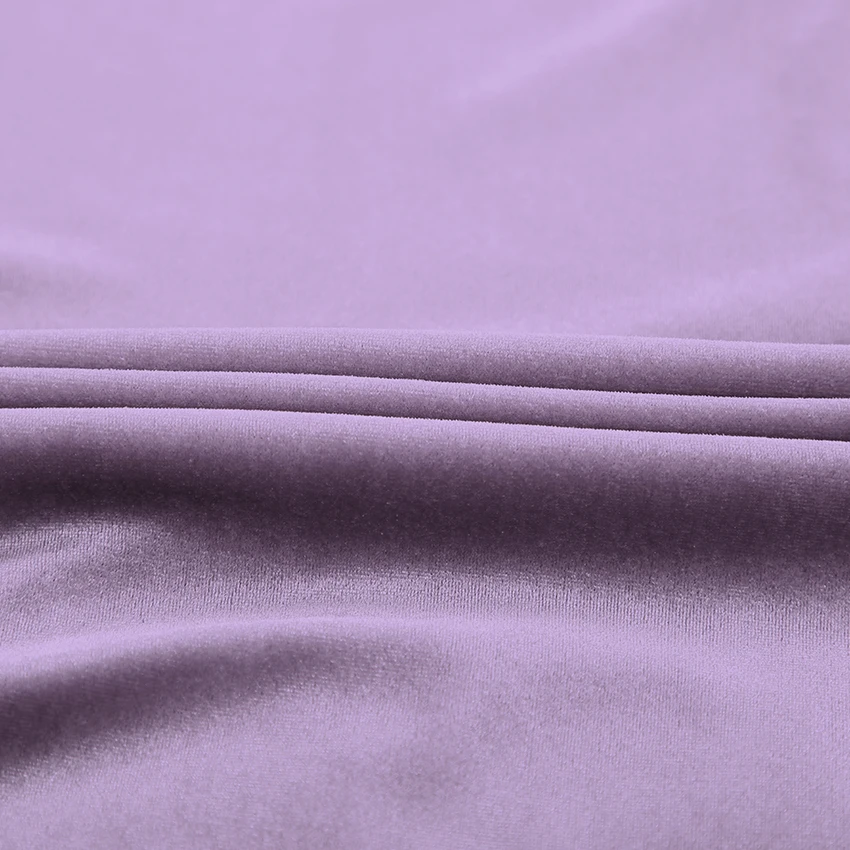 HiLoc Lilla Vinter Pyjamas Kvinder Nattøj Fløjl Med Lange Ærmer Rund Hals Lounge Wear Ren Farve Kvindelige Sæt, Der Passer Til Home 2020 0