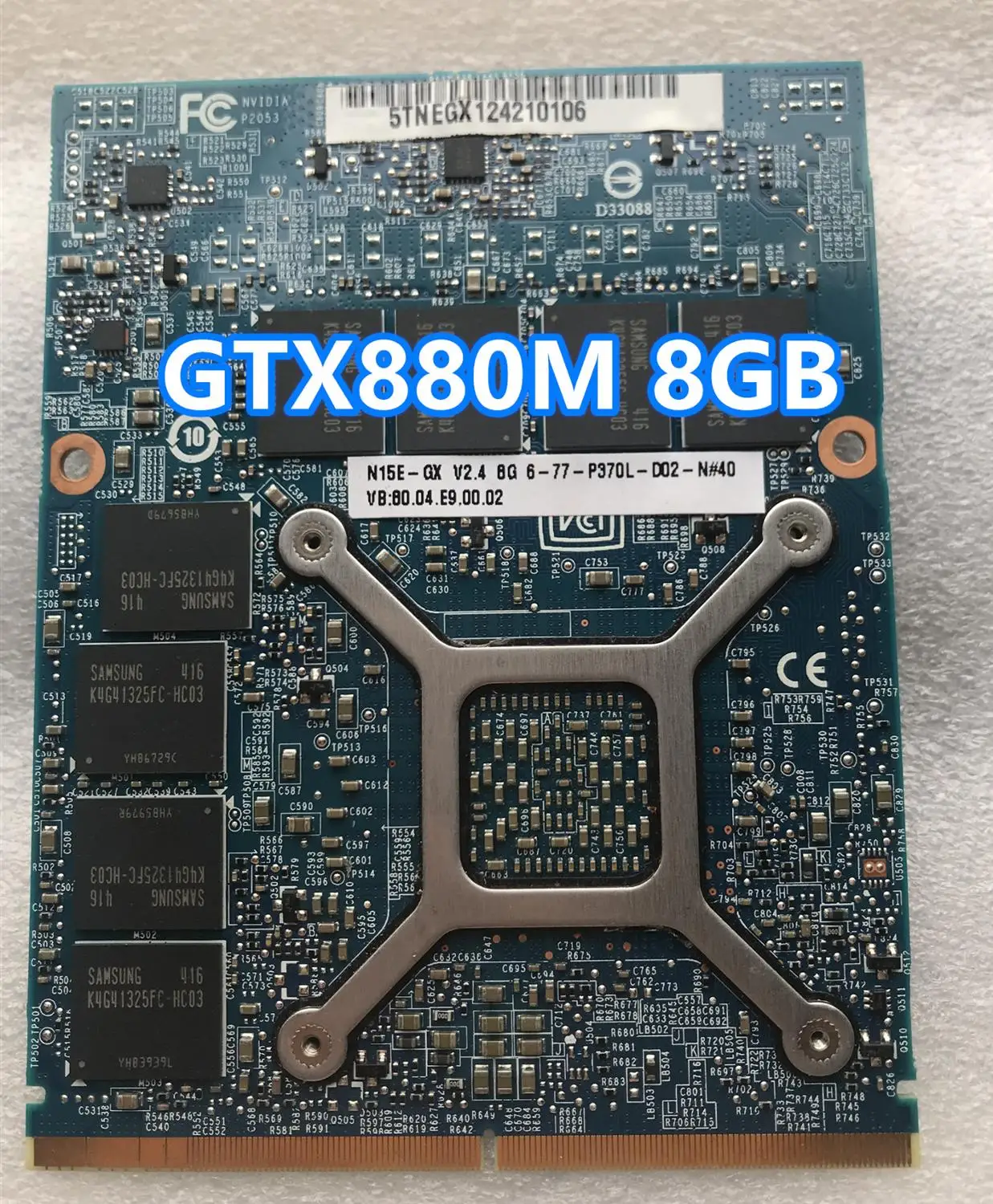 Original GTX880M GTX 880M N15E-GX-A2 8G Grafik, Video, VGA-Kort Til DELL M17X R4 R5 M18X R2 R3 Bærbar Perfekt 0