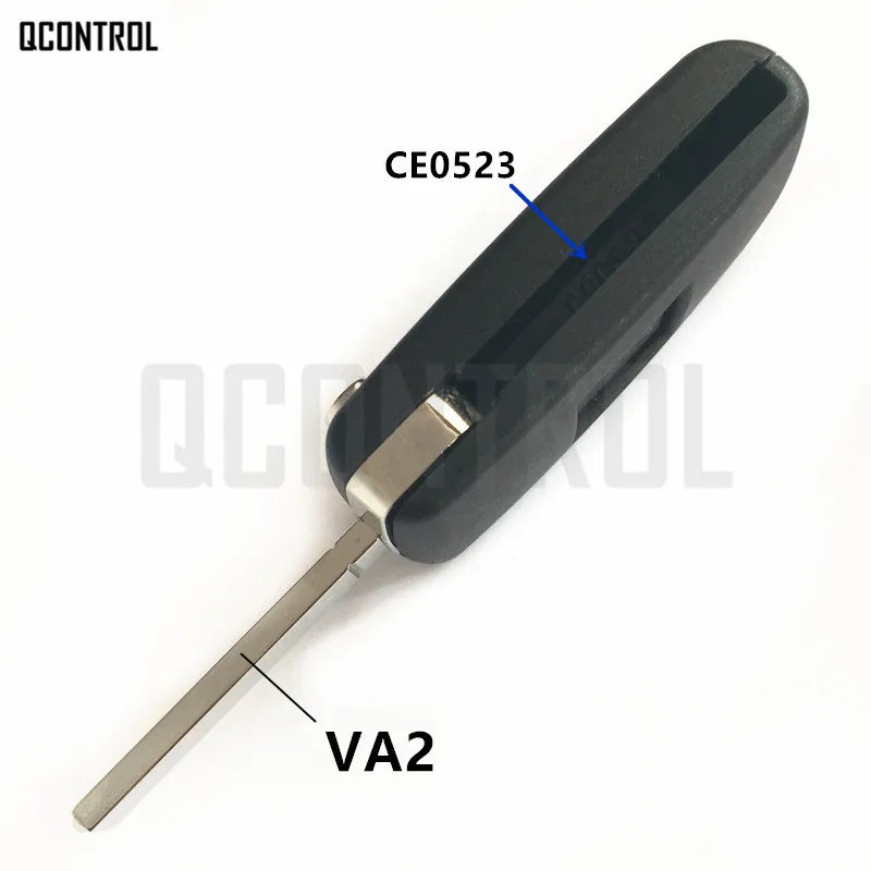 QCONTROL Fjernbetjeningen Køretøj Kontrol for CITROEN C2 C3 C4 C5 Picasso Berlingo Alarm (CE0523 SPØRGE/FSK, 2 Knapper, VA2) 2