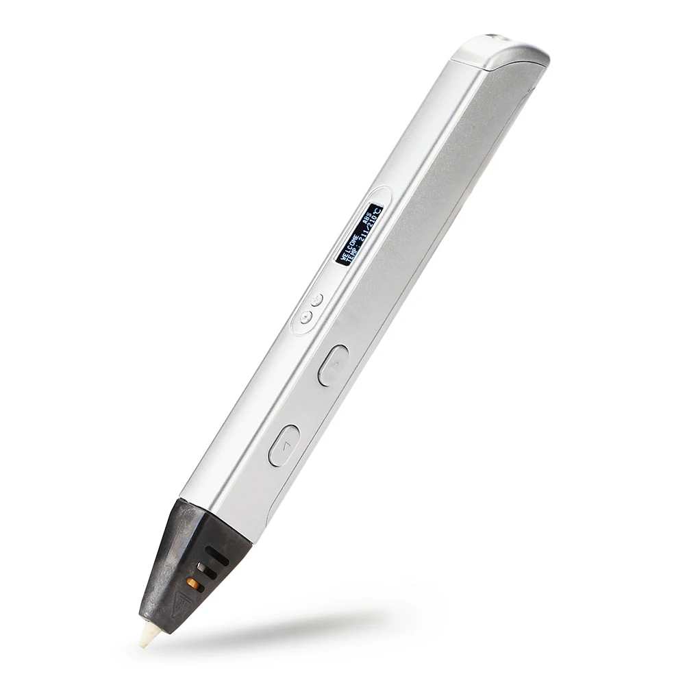 Hot Sælger RP800A 3D-Pen Kradse Pen OLED-Display, 3D-Print-Pen Med en PLA Filament For at tegne Kruseduller at Lave Julegaver 1