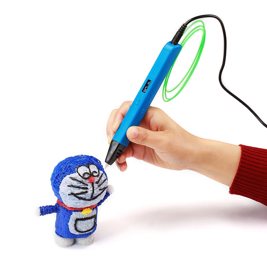 Hot Sælger RP800A 3D-Pen Kradse Pen OLED-Display, 3D-Print-Pen Med en PLA Filament For at tegne Kruseduller at Lave Julegaver 5