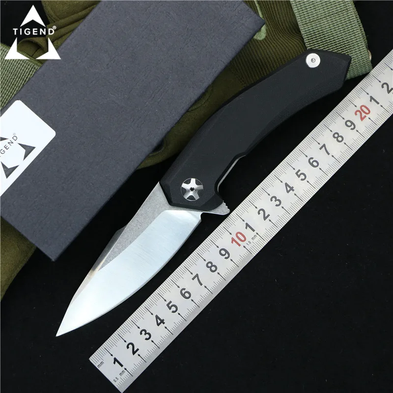 TIGEND høj kvalitet ZT0095 Flipper folde kniv 9Cr14Mov blade G10 håndtere udendørs camping jagt lomme frugt Knive EDC værktøjer 1