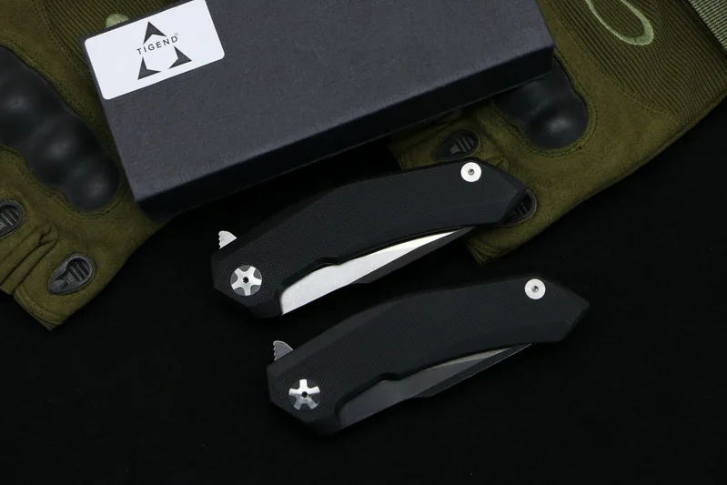TIGEND høj kvalitet ZT0095 Flipper folde kniv 9Cr14Mov blade G10 håndtere udendørs camping jagt lomme frugt Knive EDC værktøjer 3