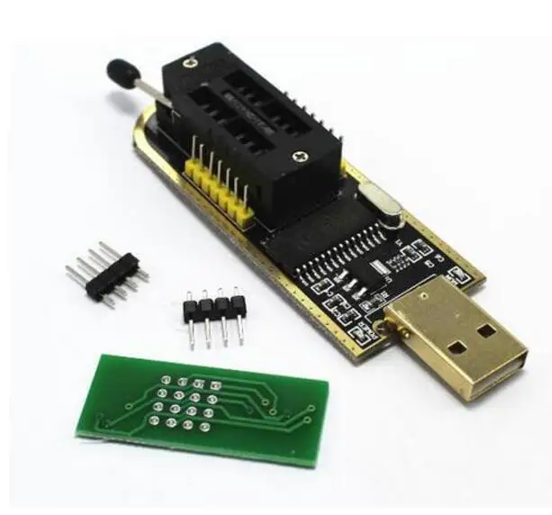 10 stk CH341A 24 25 Serie EEPROM Flash BIOS-USB-Programmør med Software & Driver 2