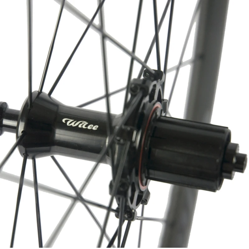 WILEE 700C 38 mm 50 mm 60 mm 88 mm dybde Rørformede Clincher Carbon Hjulsæt Racing Cykel Cykel Cykel Carbon Hjul Kina Hjul 0