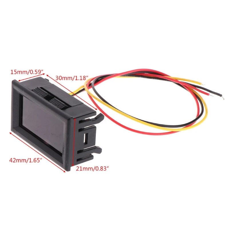 2-i-1-LED-Omdrejningstæller Måle Digital RPM Voltmeter for Auto Motor Roterende Hastighed 5