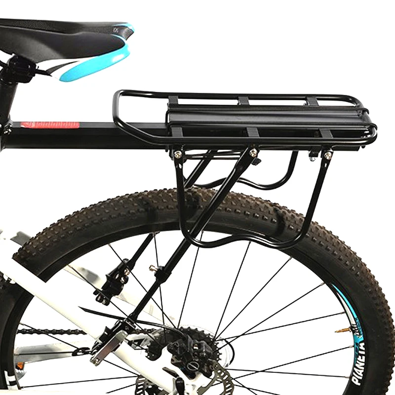 50KG Cykel bagagebære Cykel Rack Aluminium Legering Fragt Bageste Rack Hylde Cykling Sadelpind Taske Holder Stand MTB Installere Værktøjer 3