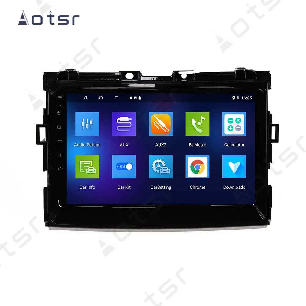 AOTSR Android-9 Bil-GPS For TOYOTA PREVIA 2006-2012 Bil Navigation Auto Tracker båndoptager DSP Stereo Head Unit 4GB + 64GB 5