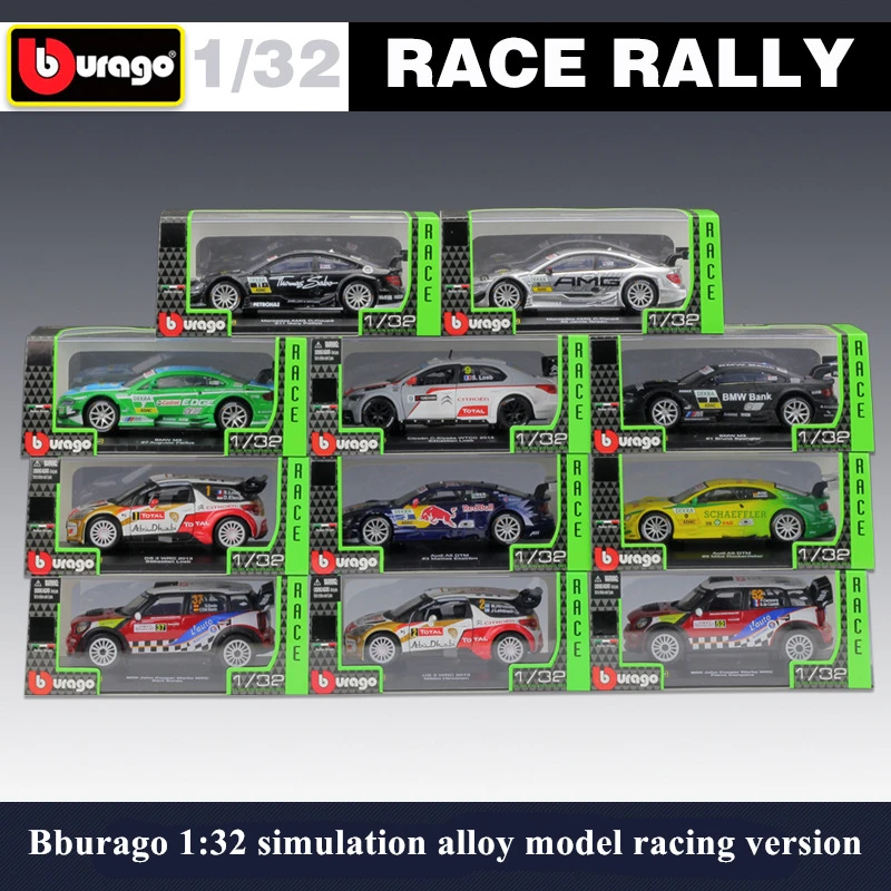 Bburago 1:32 2013 CITTROEN Nummerering#2 DS WRC Rally Racing Legering Model Bil model Indsamling af gaver 3