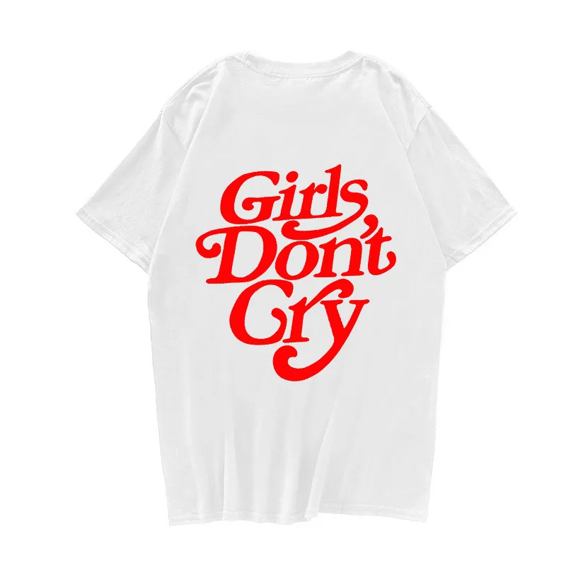 2020 nye Girls Don ' t Cry Print Mænd og Kvinder Hip Hop T-Shirt med O-Hals, Korte Ærmer Løs Casual t-shirts Harajuku Sommer T-Shirt 0