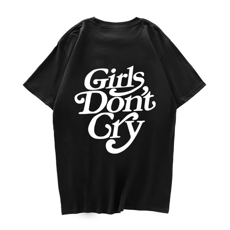 2020 nye Girls Don ' t Cry Print Mænd og Kvinder Hip Hop T-Shirt med O-Hals, Korte Ærmer Løs Casual t-shirts Harajuku Sommer T-Shirt 1