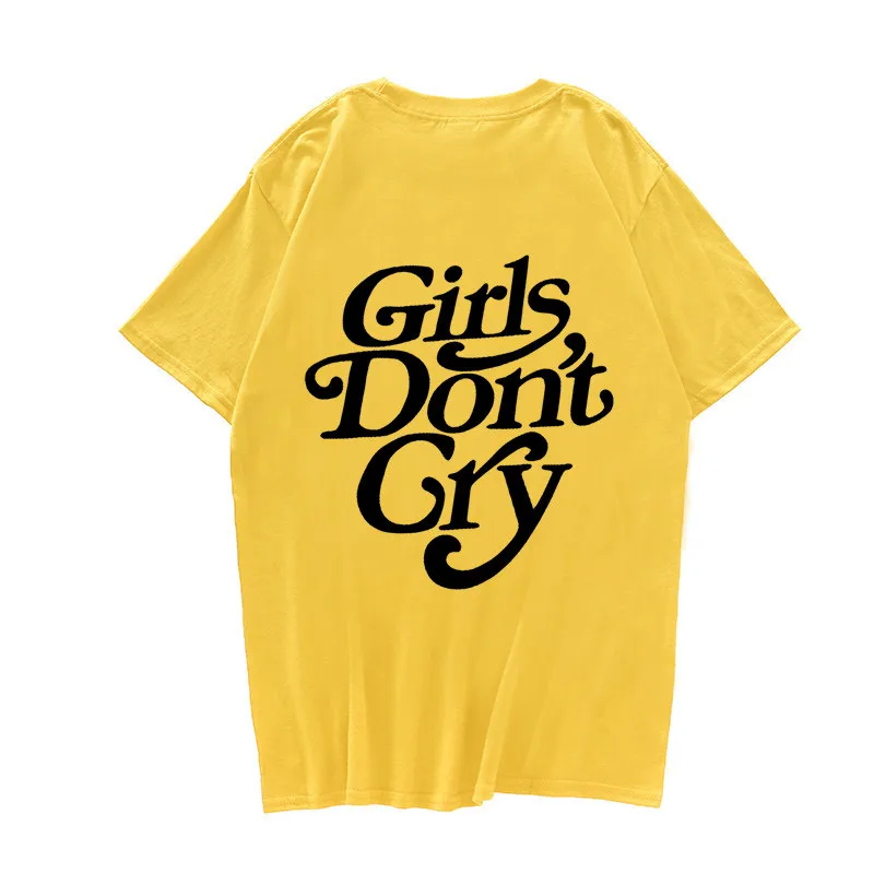2020 nye Girls Don ' t Cry Print Mænd og Kvinder Hip Hop T-Shirt med O-Hals, Korte Ærmer Løs Casual t-shirts Harajuku Sommer T-Shirt 2