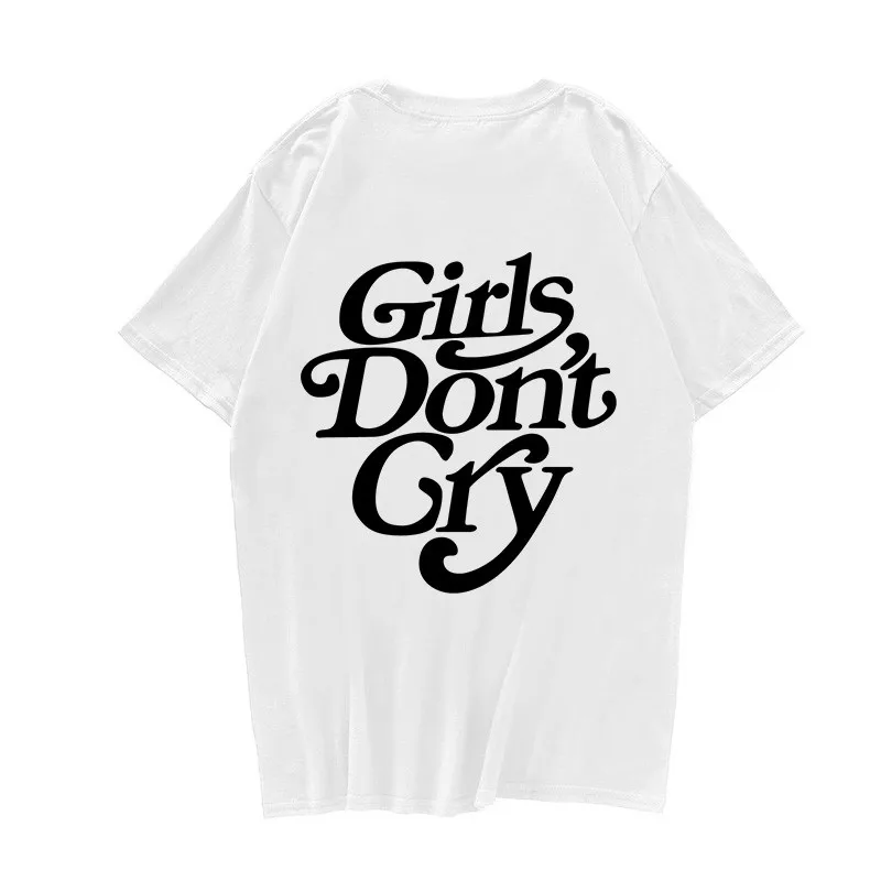 2020 nye Girls Don ' t Cry Print Mænd og Kvinder Hip Hop T-Shirt med O-Hals, Korte Ærmer Løs Casual t-shirts Harajuku Sommer T-Shirt 4