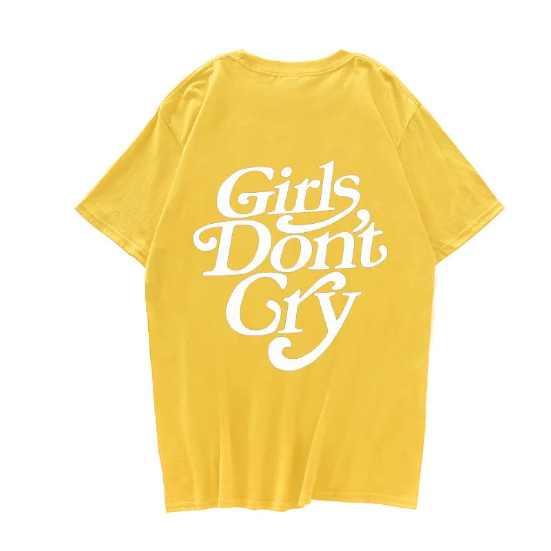 2020 nye Girls Don ' t Cry Print Mænd og Kvinder Hip Hop T-Shirt med O-Hals, Korte Ærmer Løs Casual t-shirts Harajuku Sommer T-Shirt 5