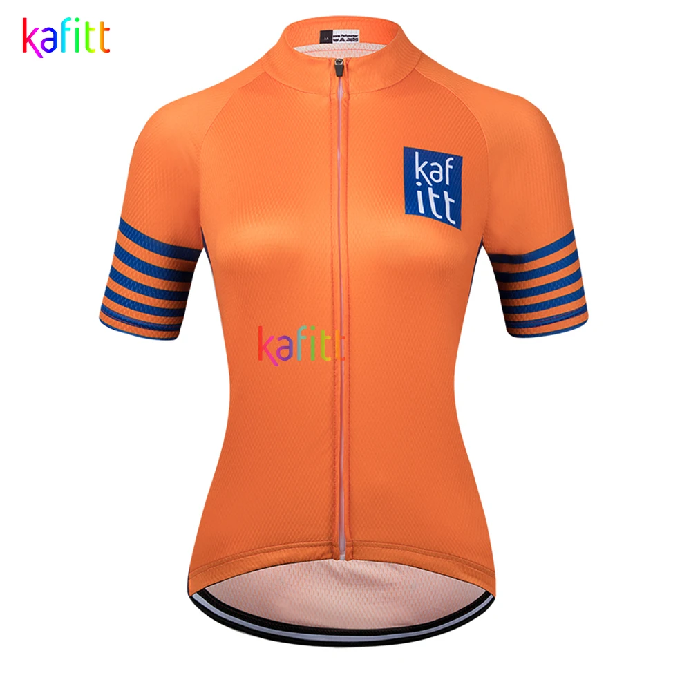 2021 Kafit Kvinder kortærmet Trøje Cykel Tøj Ropa Ciclismo Road Cykel Shirt Quick-Tørring Uniform Åndbar Sommer 3