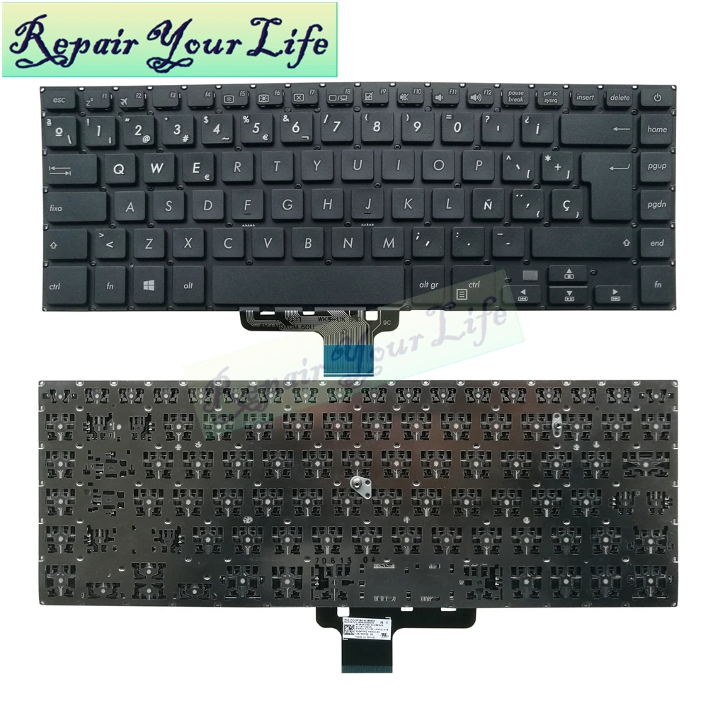Reparation Liv X510UA SP spanske Laptop tastatur til ASUS VivoBook 15 X510UA X510UQ F510UA S510 X510 Spanien tastatur Nye 4
