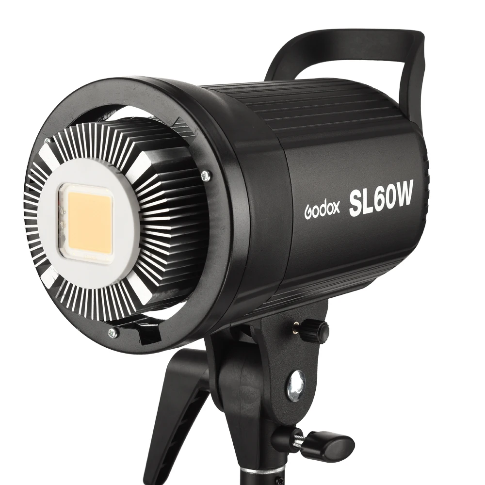 Godox SL-60Y CRI 95+ LED Video Lys SL60Y Gul 3300K Version 60WS Bowens Mount + Remote Controller + Reflektor 2