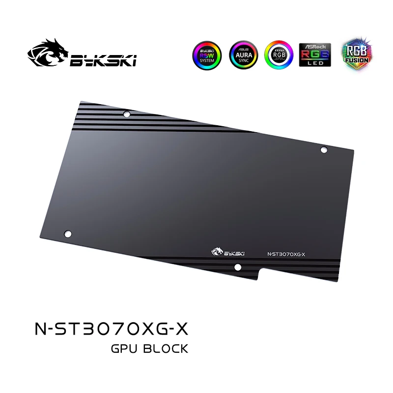 Bykski GPU Vand Blokere For ZOTAC Geforce RTX 3070 X GAMING OC 8G/Twin Kant ,Med bagplade Watercooler ,N-ST3070XG-X 3