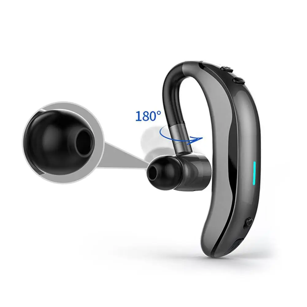 F600 Bluetooth-Headset med støjreduktion 180° Roterende Bluetooth Hovedtelefon Ring Påmindelse Trådløse Hovedtelefoner Til iPhone 11Pro Xiaomi 2