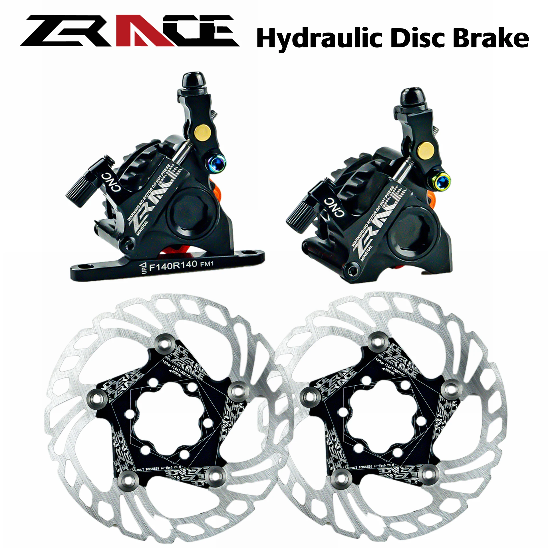 ZRACE BR-002 Kabel Aktiveres Hydraulisk skivebremse For Vej-Cyclo-cross CX cykel, CycloCross, IIIPRO skivebremse for vej cykel 3