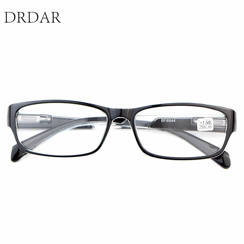 DRDAR Mænd Læsning spejl 8944 black Square Frame Briller til Læsning Kvinders Anti-træthed-Brillerne Rustfrit Stål Foråret Hængsler 5