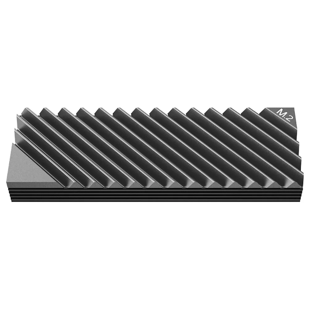 M. 2 SSD NVMe køleplade M2 2280 SSD Harddisk Aluminium Varmeafledning Fin Radiator med Termisk Pad for SSD M2 PC 5