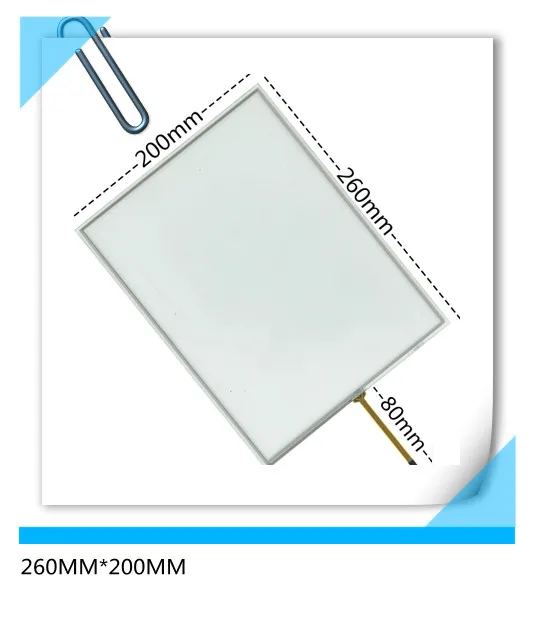 260*200 NYE 12,1 tommer Touch Skærm 4 wire resistive touch screen 260MM*200MM gratis fragt 0