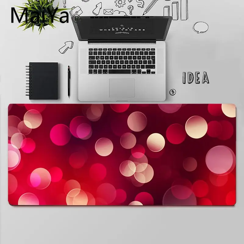 Maiya Top Kvalitet Røde smukt design, Komfort musemåtten Gaming Musemåtte Gratis Fragt Stor musemåtte Tastaturer Mat 1