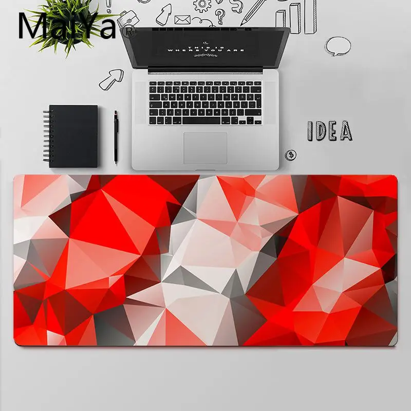 Maiya Top Kvalitet Røde smukt design, Komfort musemåtten Gaming Musemåtte Gratis Fragt Stor musemåtte Tastaturer Mat 3