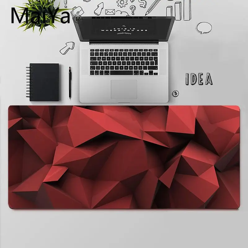 Maiya Top Kvalitet Røde smukt design, Komfort musemåtten Gaming Musemåtte Gratis Fragt Stor musemåtte Tastaturer Mat 5