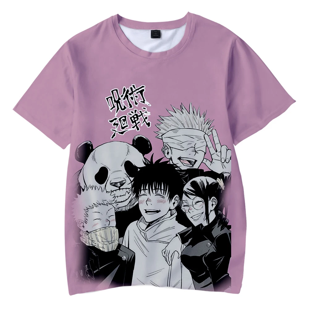 Jujutsu kaisen 3D Printet Børn T-shirts Mode Sommeren kortærmet t-shirt Hot Salg, Børn Casual Streetwear Tøj 5