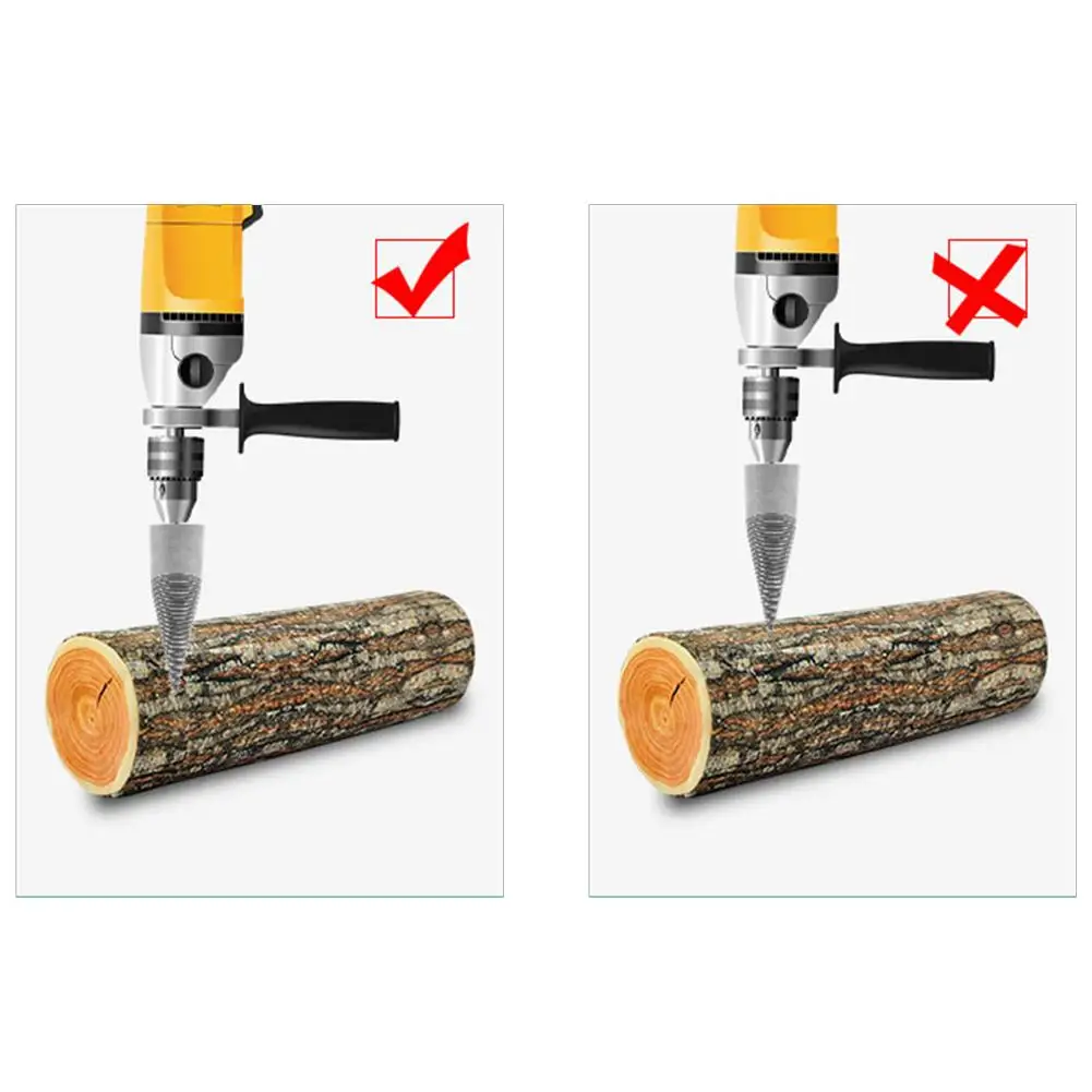 Brænde Boret Træ Opdele Boret Træ Log Splitter Snegl Opdeling Af Skrue Til Træ-Breaker Af #30 4
