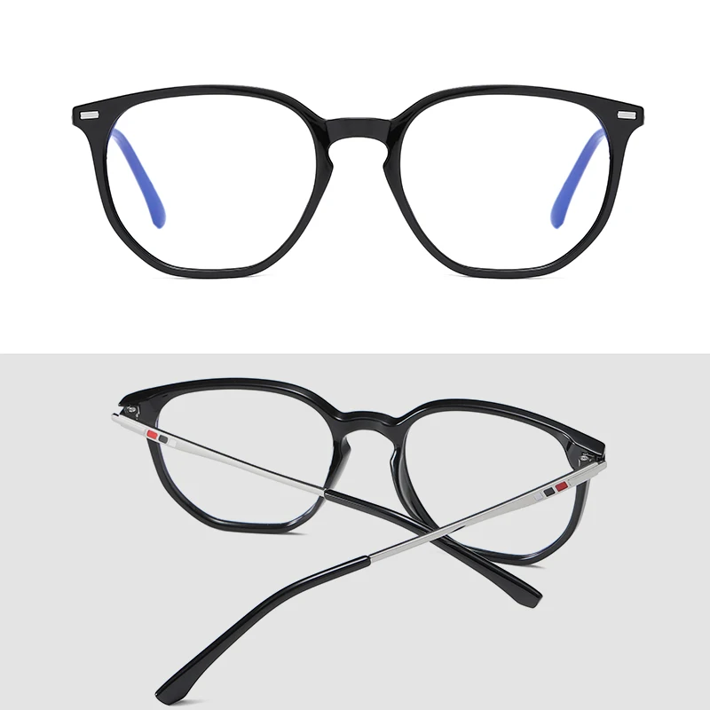AOFLY Runde Blå Lys Briller til Mænd, Kvinder Legering Templet Optiske Briller Frame Mode Computer-Briller 2020 Nærsynethed Briller 2