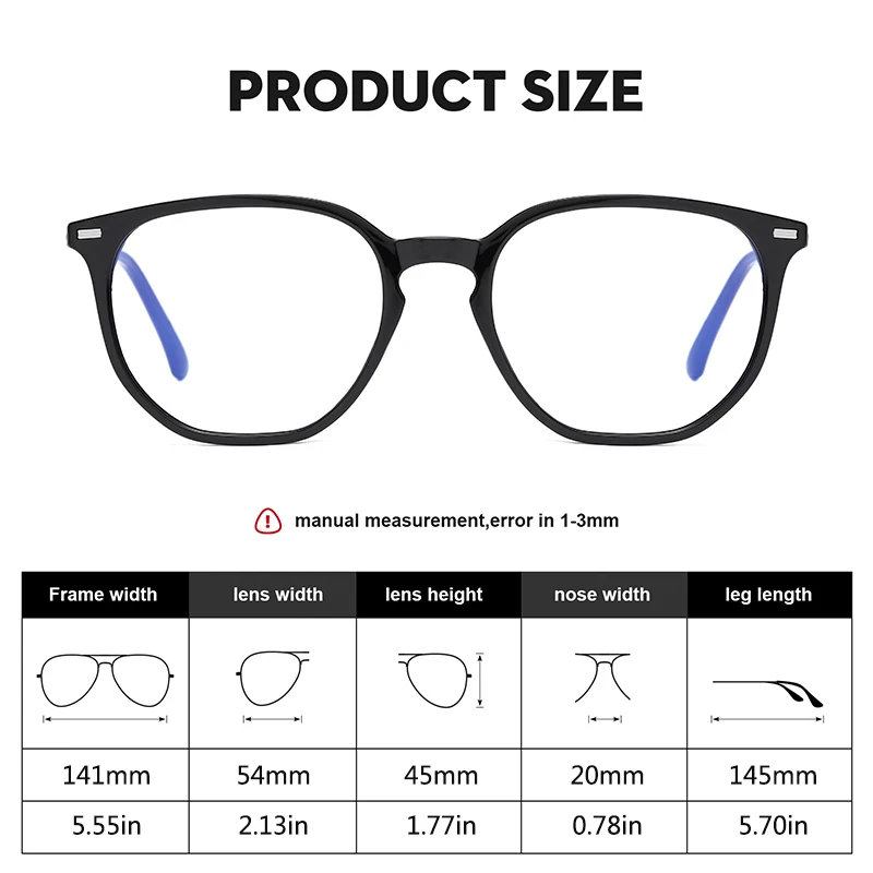 AOFLY Runde Blå Lys Briller til Mænd, Kvinder Legering Templet Optiske Briller Frame Mode Computer-Briller 2020 Nærsynethed Briller 3