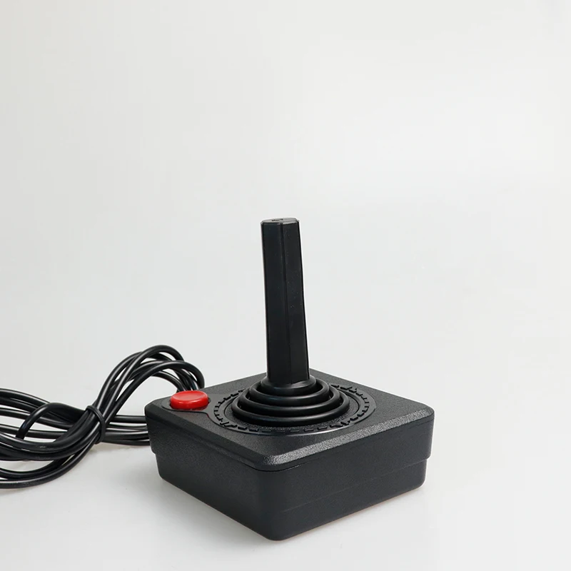 Opgraderet 1,5 M Gaming Joystick Controller Til Atari 2600-spillet rocker Med 4-vejs Armen Og Enkelt Handling Knappen Retro Gamepad 0