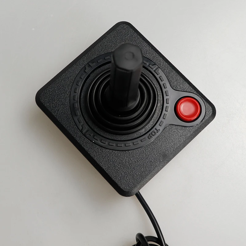 Opgraderet 1,5 M Gaming Joystick Controller Til Atari 2600-spillet rocker Med 4-vejs Armen Og Enkelt Handling Knappen Retro Gamepad 4