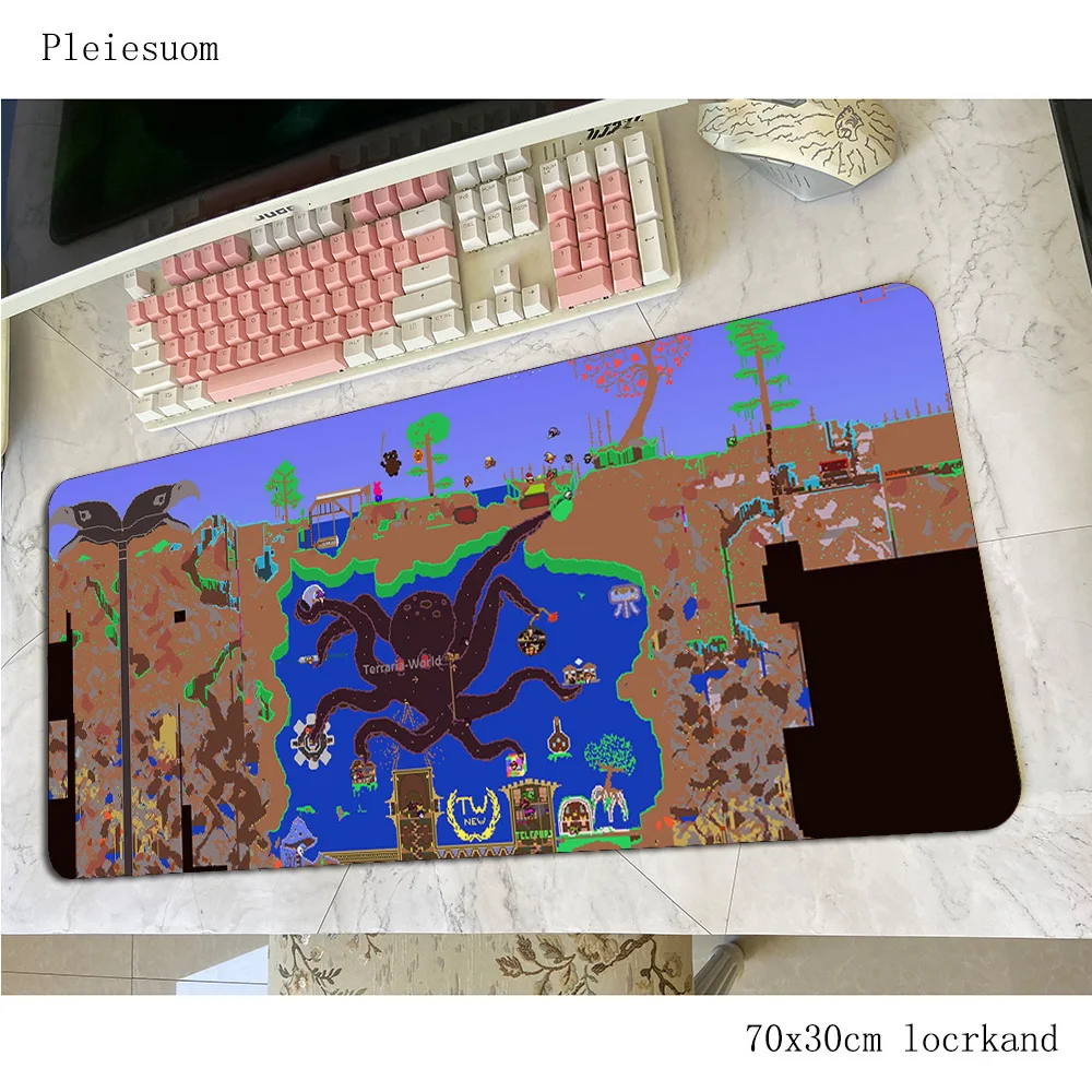 Terraria måtter 700x300x3mm stor gaming musemåtte store tastatur musemåtte billigste bærbare gamer tilbehør padmouse mat 3