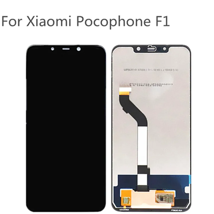 6.18 tommers LCD-For Xiaomi Pocophone F1 LCD-Skærm Touch Skærm Digitizer Assembly For POCO F1 Vise Erstatte 2