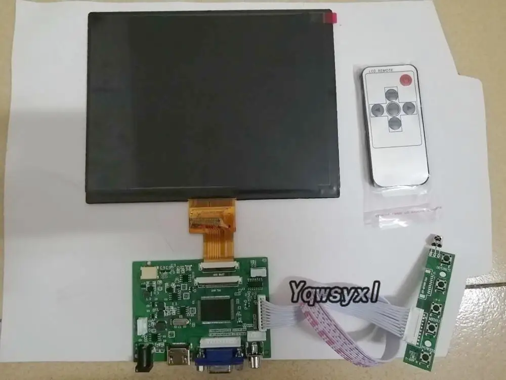 Yqwsyxl 8inch LCD-Controller Board for HE080IA-01D 40Pin 1024x768 LCD-skærm 2