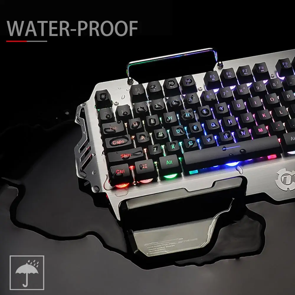 PK-900 Gaming Tastatur, Flerfarvet RGB-Baggrundsbelysning Mekanisk Føler Computer Tastatur Anti-Ghosting Ergonomi for PC Laptop, Desktop 5