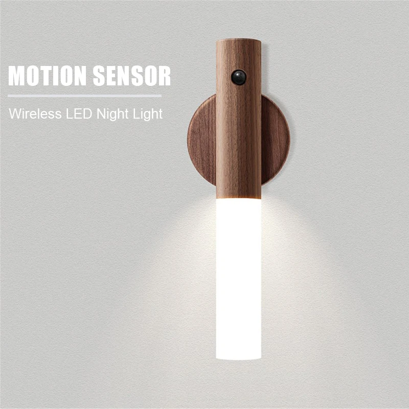 Trådløse LED dørlås Lys Auto Sensor bevægelsessensor Lampe Køkken Trappe Intelligent Væggen Nat Varmt Lys USB-Genoplade 2
