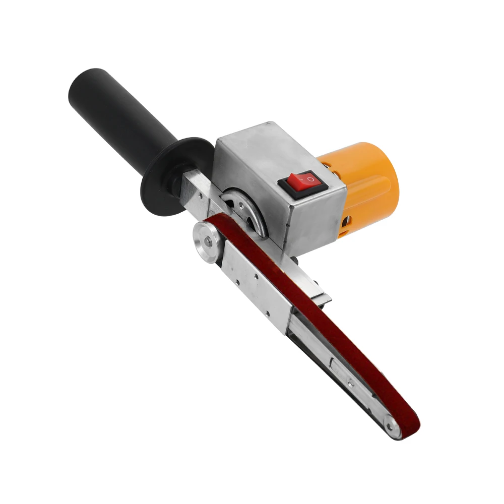 Håndholdte Elektriske Bælte Sander Mini Slibning Machine Vinkelsliber med slibebånd for Slibning Polering Micro Polermaskine 0